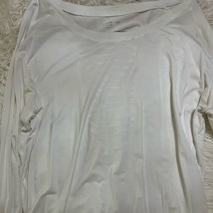 Carbon38 white long-sleeve